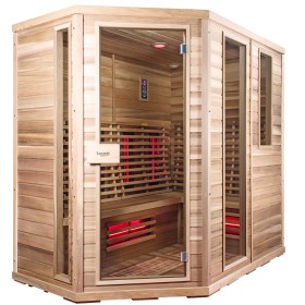 Infrarød sauna Sauna Relax Lux, stor sauna med vidunderlige funktioner