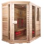 Infrarød sauna Sauna Relax Lux, stor sauna med vidunderlige funktioner