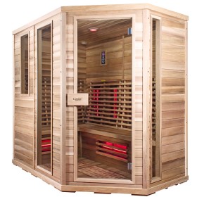 Sauna Relax Lux Sauna lavet af smuk og duftende cedertræ