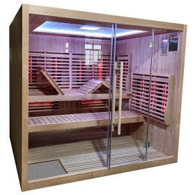 En perfekt sauna i moderne design med Tylø varmelegeme