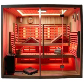 En perfekt sauna i moderne design med Tylø varmelegeme