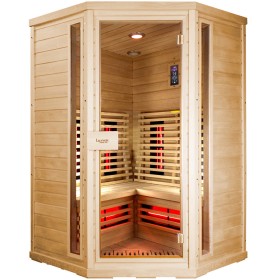 En dejlig mindre infrarød sauna med ny teknologi til saunavarme