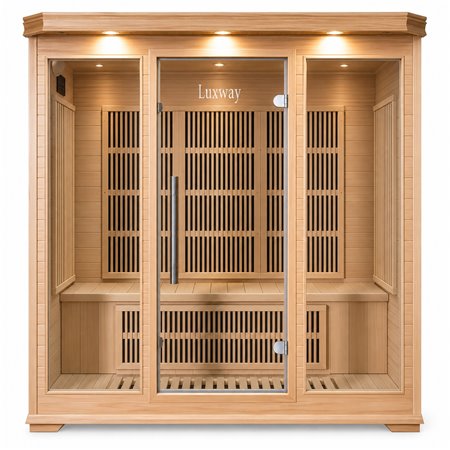 Infrarød sauna Delfi til 4 personer - Energieffektiv sauna - A++- Carbon Wave - FAR infrared
