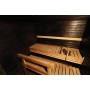 Saunaolie | Sauna voks Sort saunaomslag til paneler 0,9l