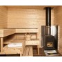 Tilbehør til træfyret saunavarmer Vægbeskyttelsesplade rustfrit stål 750x1150