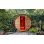 Udendørs sauna Infrarød Saunabar i cedertræ med infrarød varme Infra-sauna tynd til 3 personer Størrelse: 2024 x 1500 x 2070 m