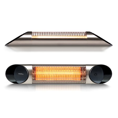 Terrassevarmer Veito Blade S Mini Silver 1200W