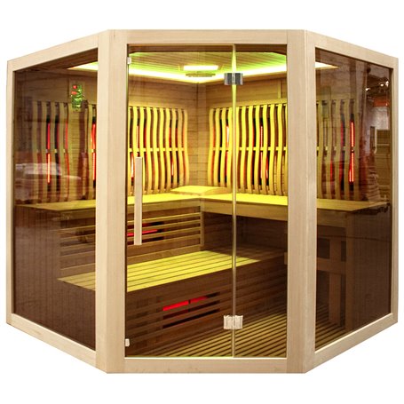Combi sauna Vulcano Corner til 5-6 personer