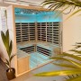 Glossy kommerciel infrarød sauna - Energieffektiv sauna - Energieffektiv sauna - A++- Carbon Wave - FAR infrared