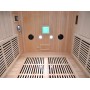 Infrarød sauna Delfi for 2 personer - Energieffektiv sauna - A++- Carbon Wave - FAR infrared