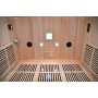 Delfi infrarød sauna til 3 personer- Energieffektiv sauna - A++- Carbon Wave - FAR infrared