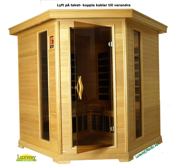 Monter sauna-taget